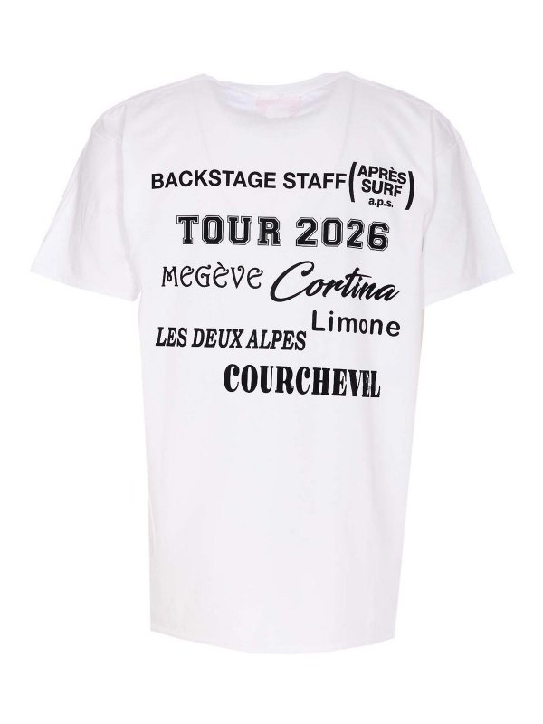 APRES SURF: crew necks online - White Giovanni T-Shirt