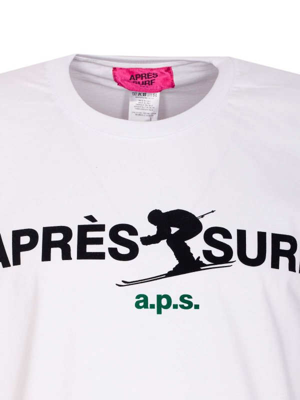 White Giovanni T-Shirt shop online: APRES SURF