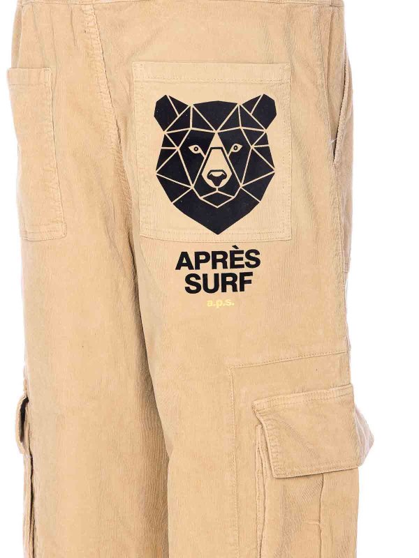 The Best Shops APRES SURF: Pantalons casual - Pantalons Décontractés - Beige