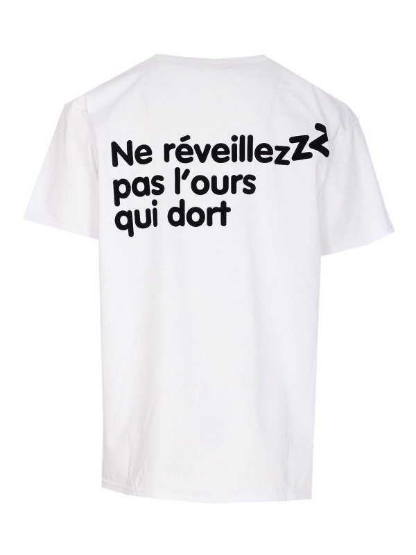 APRES SURF: crew necks online - White My Mountain T-Shirt