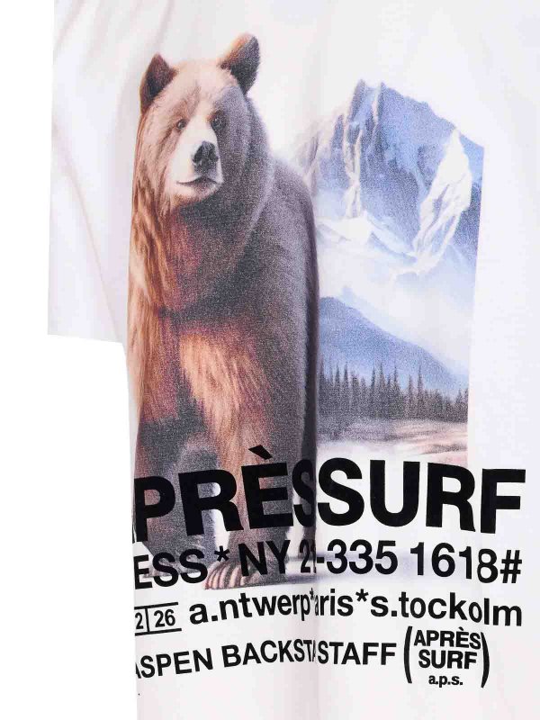 The Best Shops APRES SURF: crew necks - White My Mountain T-Shirt