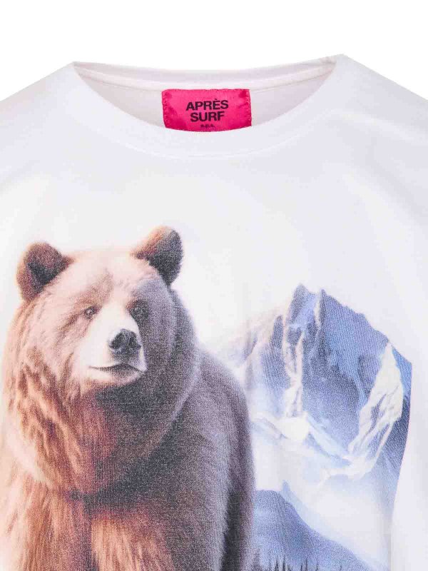 White My Mountain T-Shirt shop online: APRES SURF