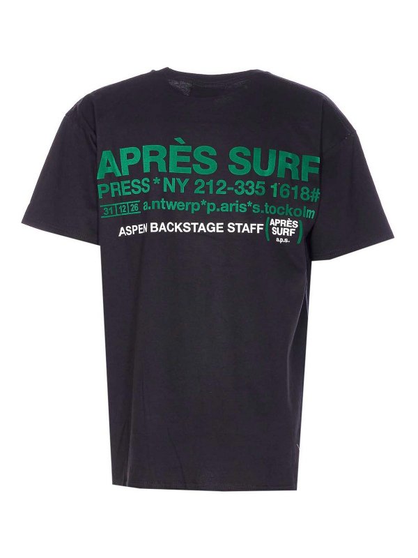 APRES SURF: crew necks online - Black Trafoi T-Shirt