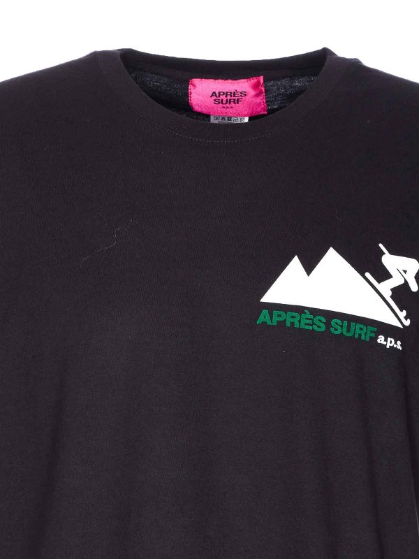 Black Trafoi T-Shirt shop online: APRES SURF