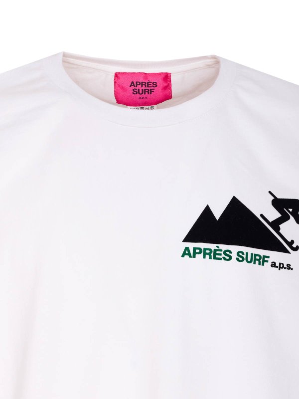 APRES SURF: crew necks online - White Trafoi T-Shirt