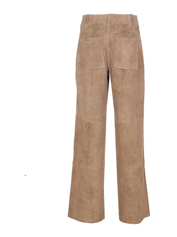 ARMA: レザートラウザー online - レザーパンツ - ベージュ