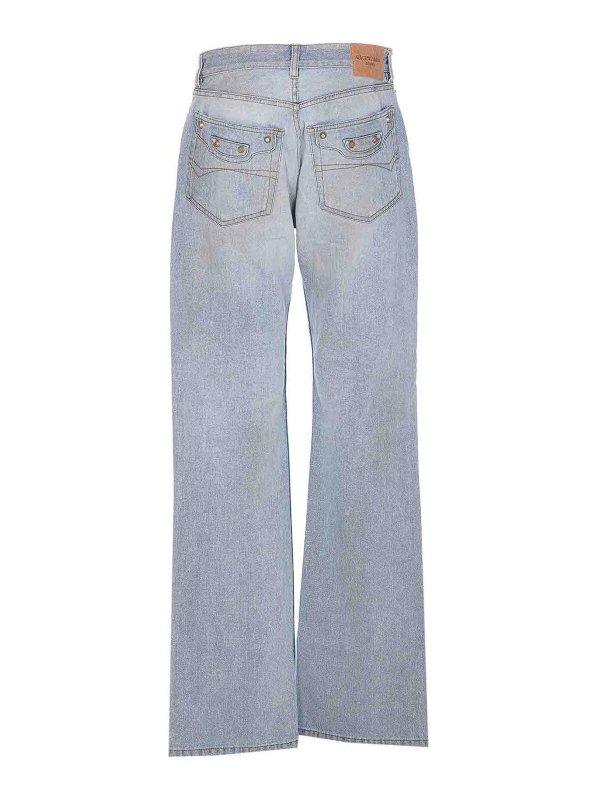 BALENCIAGA: straight leg jeans online - Denim City Straight Jeans