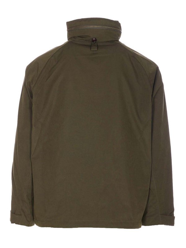 BARBOUR: padded jackets online - Green Westdale Jacket