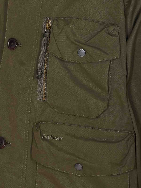 The Best Shops BARBOUR: padded jackets - Green Westdale Jacket