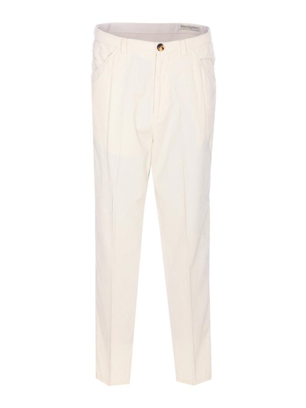BRUNELLO CUCINELLI: casual trousers - White Pants