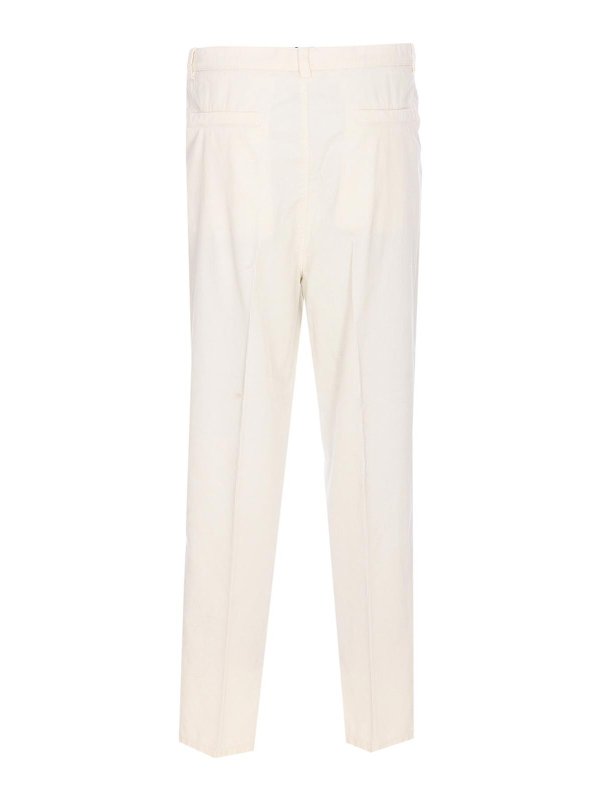 BRUNELLO CUCINELLI: casual trousers online - White Pants