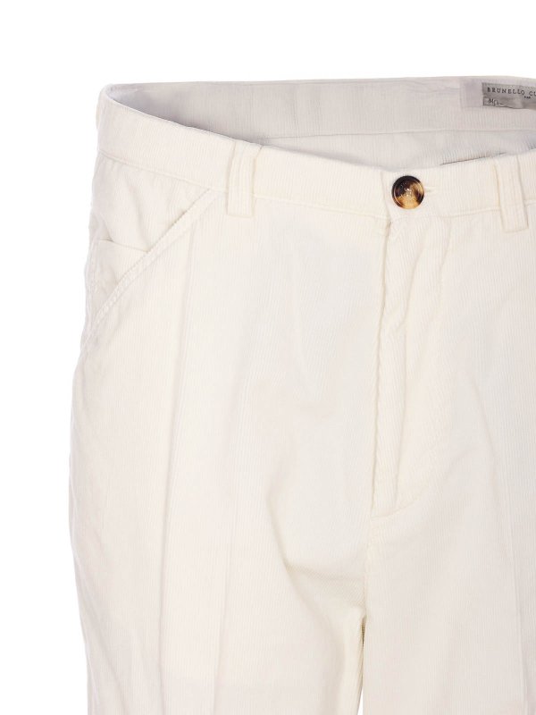 White Pants shop online: BRUNELLO CUCINELLI