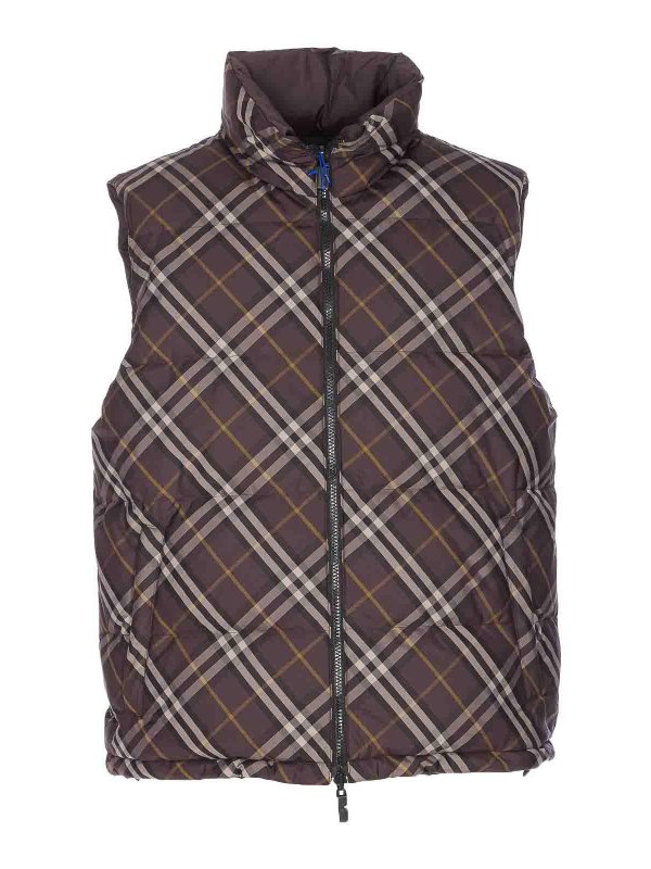 BURBERRY: ダウン・ハイテクジャケット - ダウンジャケット - ブラウン