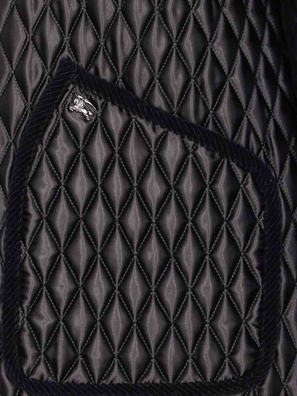 The Best Shops BURBERRY: padded coats - Black Quilted Coat