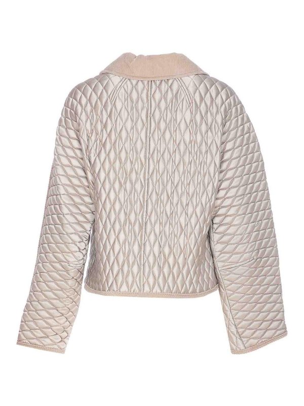 BURBERRY: Chaquetas y Chaquetones acolchados online - Chaqueta Alcochada - Blanco