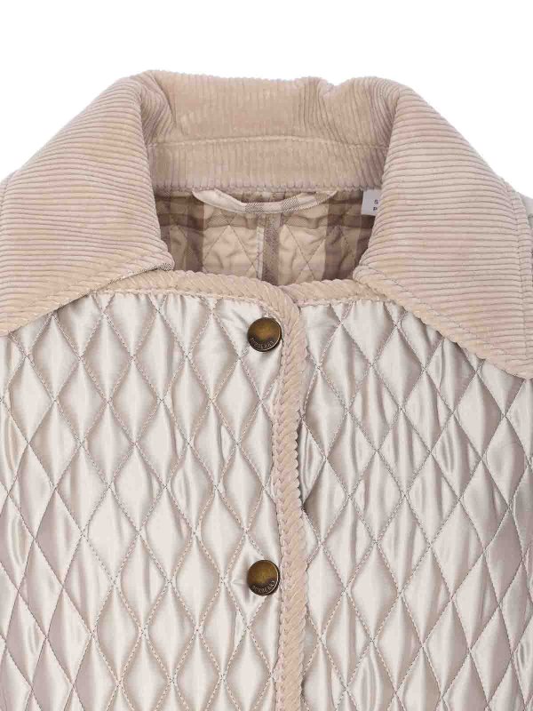 Chaqueta Alcochada - Blanco shop online: BURBERRY