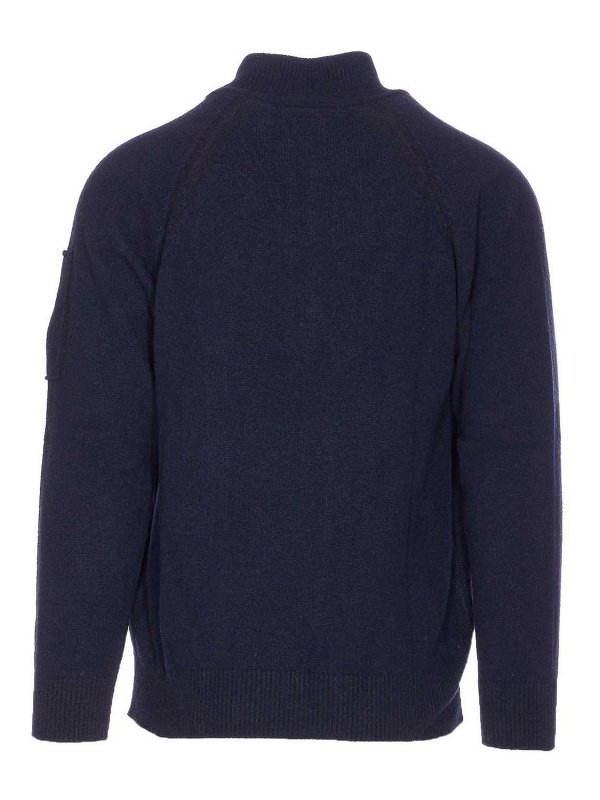 C.P. COMPANY: Cuellos altos y polos online - Suéter Con Cuello Alto - Azul