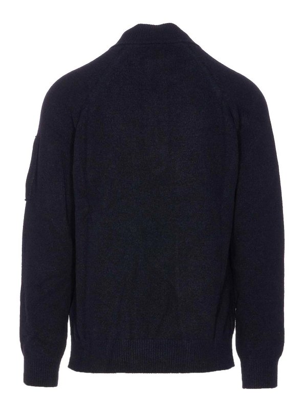 C.P. COMPANY: Cuellos altos y polos online - Suéter Con Cuello Alto - Negro