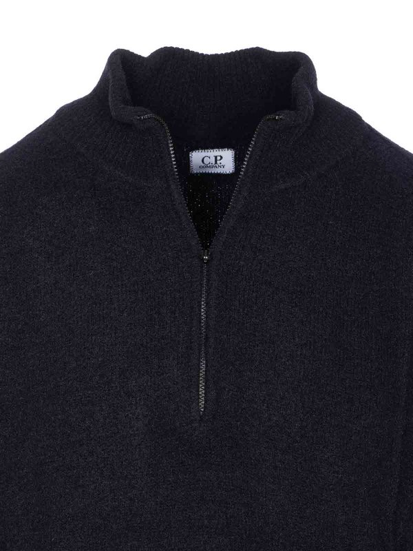 Suéter Con Cuello Alto - Negro shop online: C.P. COMPANY