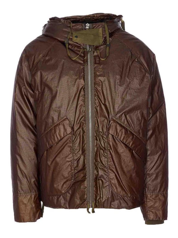 C.P. COMPANY: Kurze Daunenjacken - Daunenjacke - Grün