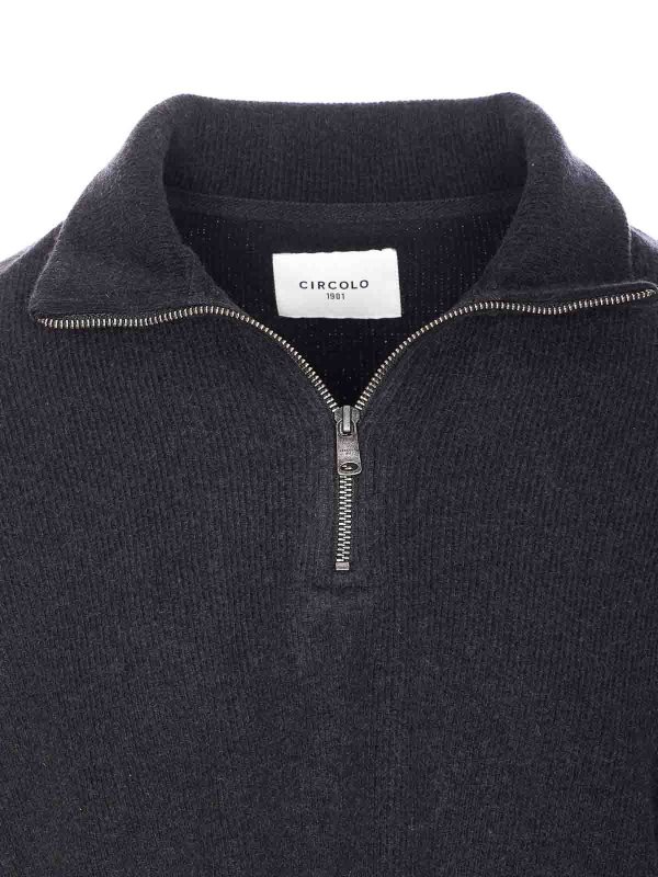 タートルネック/ポロネック - グレー shop online: CIRCOLO 1901