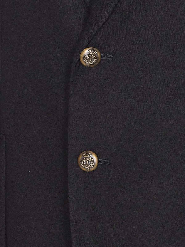 The Best Shops CIRCOLO 1901: giacche blazer - Giacca Nera Con Chiusura Con Bottoni