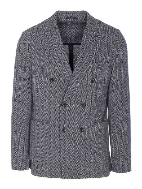 CIRCOLO 1901: blazers - Grey Jacket
