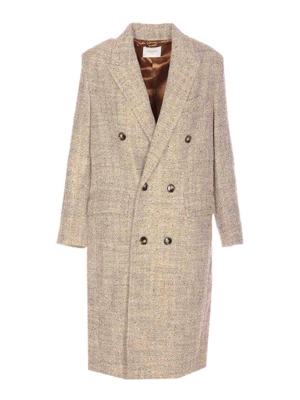 CIRCOLO 1901: long coats - Cirolo 1901 Beige Coat