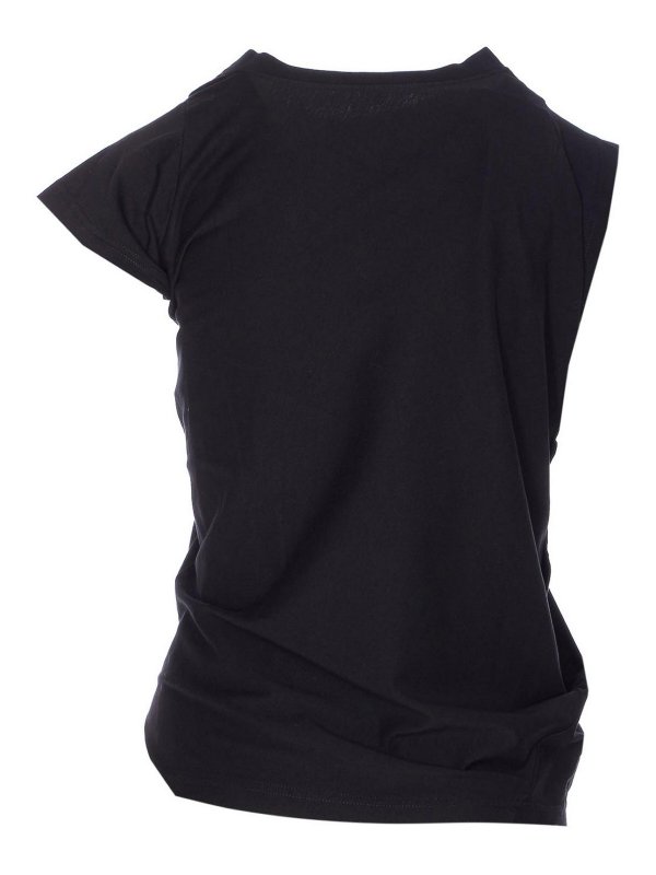 Courreges: crew necks online - Twisted T-Shirt