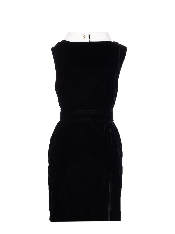 CURVEL: short dresses online - Velvet Dress