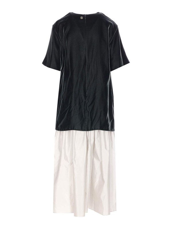 CURVEL: crew necks online - Green Dress