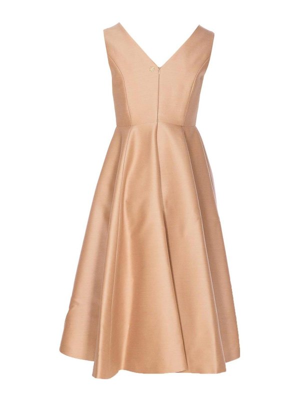 CURVEL: short dresses online - Beige Dress
