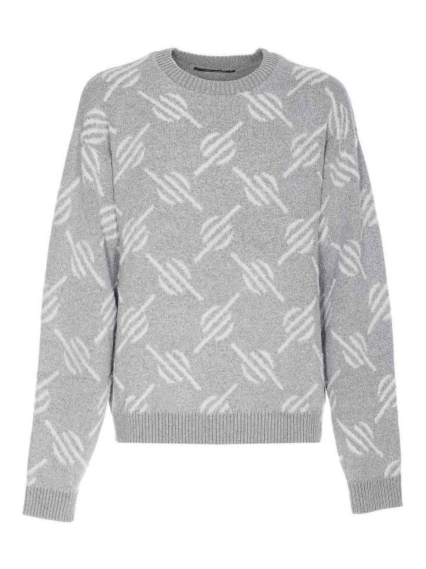 DAILY PAPER: Pull col rond - Pull Col Rond - Gris