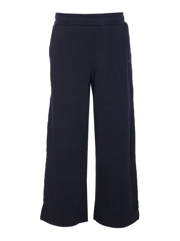 DAILY PAPER: casual trousers - Black Wide Leg Pants