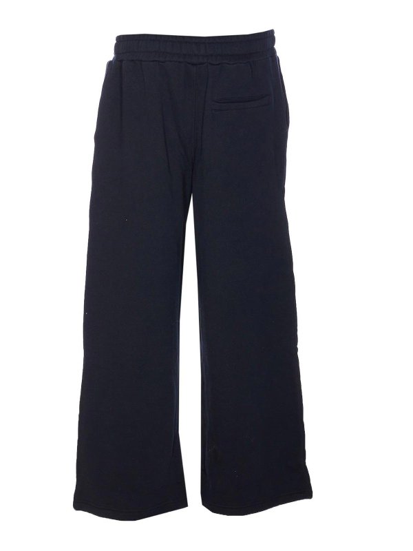 DAILY PAPER: casual trousers online - Black Wide Leg Pants