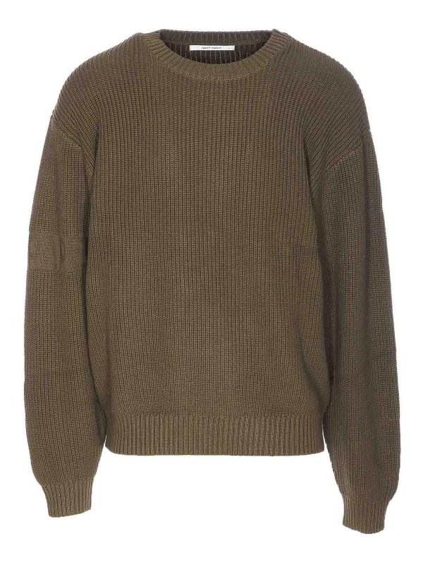 DAILY PAPER: Strickpullover mit Rundhalsausschnitt - Rundhalspullover - Grün