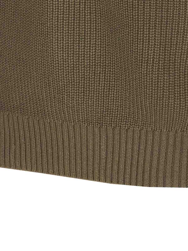 The Best Shops DAILY PAPER: Strickpullover mit Rundhalsausschnitt - Rundhalspullover - Grün