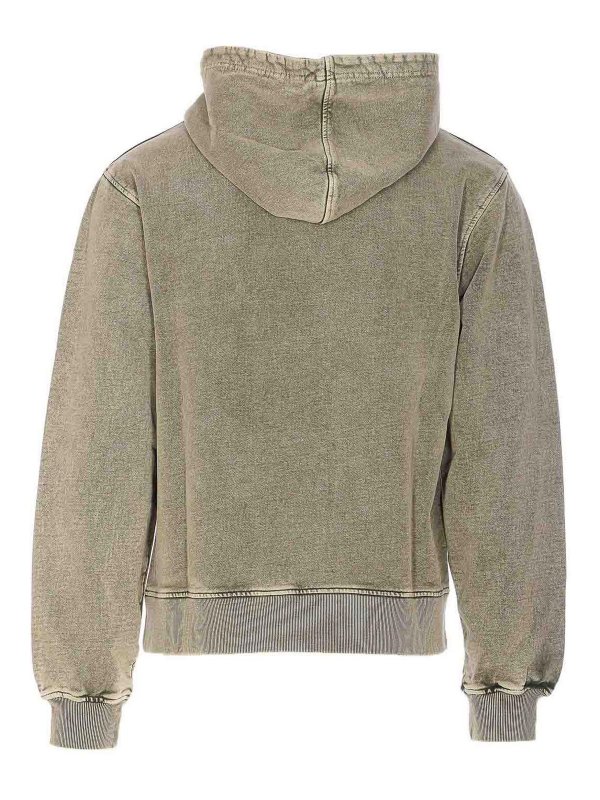 DAILY PAPER: Sweatshirts & Sweaters online - Green Dias Washed Hoodie