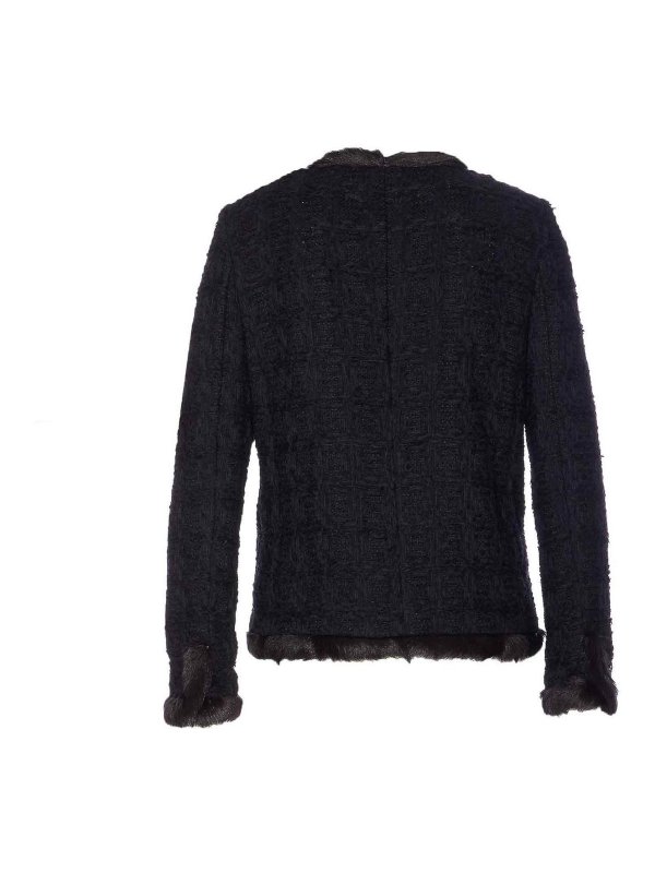 DOLCE & GABBANA: crew necks online - Single Breasted Tweed Jacket