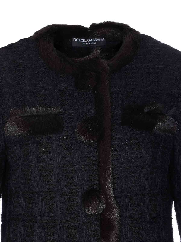 Single Breasted Tweed Jacket shop online: DOLCE & GABBANA