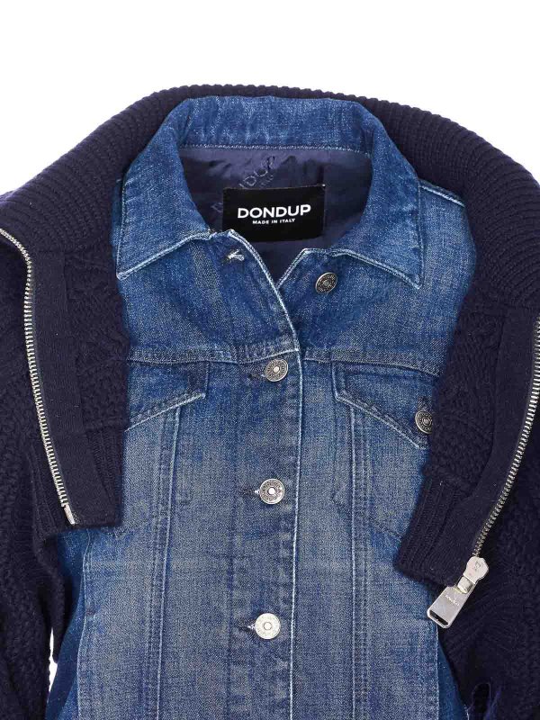 Blue Denim Down Jacket shop online: DONDUP