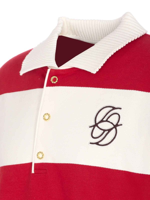 The Best Shops DRÔLE DE MONSIEUR: polo - Rayures Le Polo Bianche E Rosse