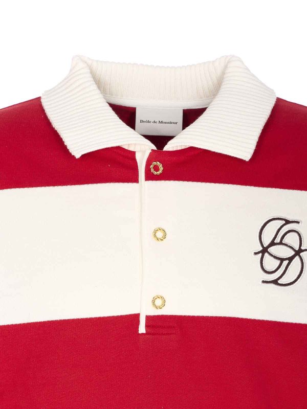 Rayures Le Polo Bianche E Rosse shop online: DRÔLE DE MONSIEUR