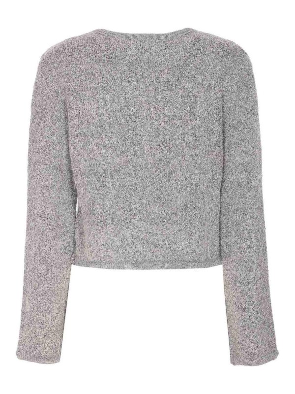 DUNST: Suéteres con cuello pico online - Suéter Cuello Redondo - Gris