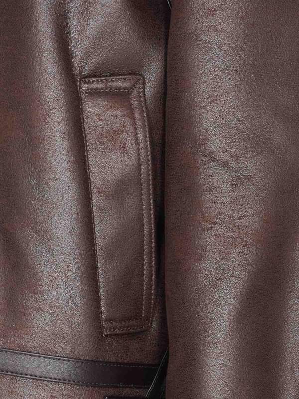 The Best Shops DUNST: Lederjacken - Lederjacke - Braun