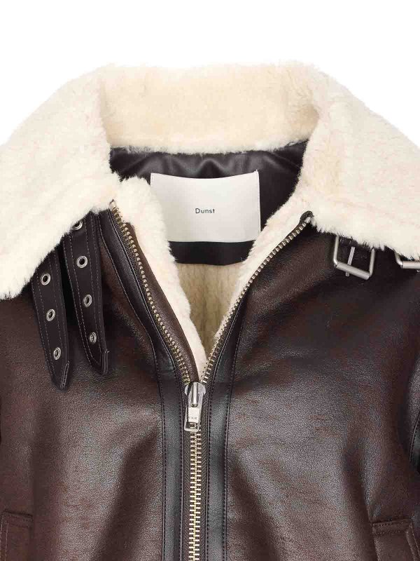 Lederjacke - Braun shop online: DUNST