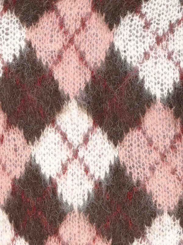 The Best Shops DUNST: Suéteres con cuello pico - Suéter Cuello Redondo - Marrón