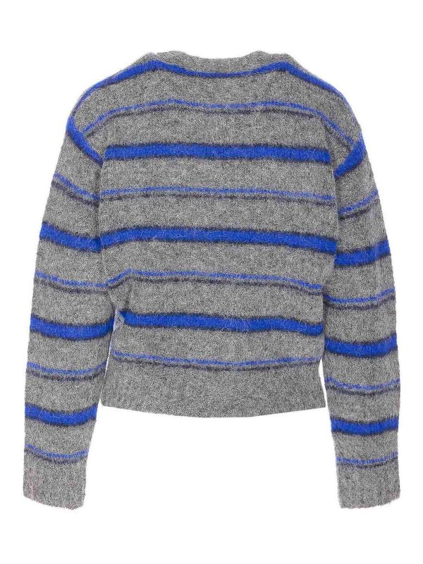 DUNST: crew necks online - Grey Baby Alpaca Sweater