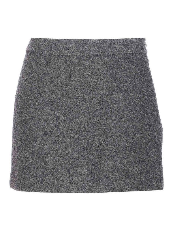 DUNST: mini skirts - Mini Wool Skirt