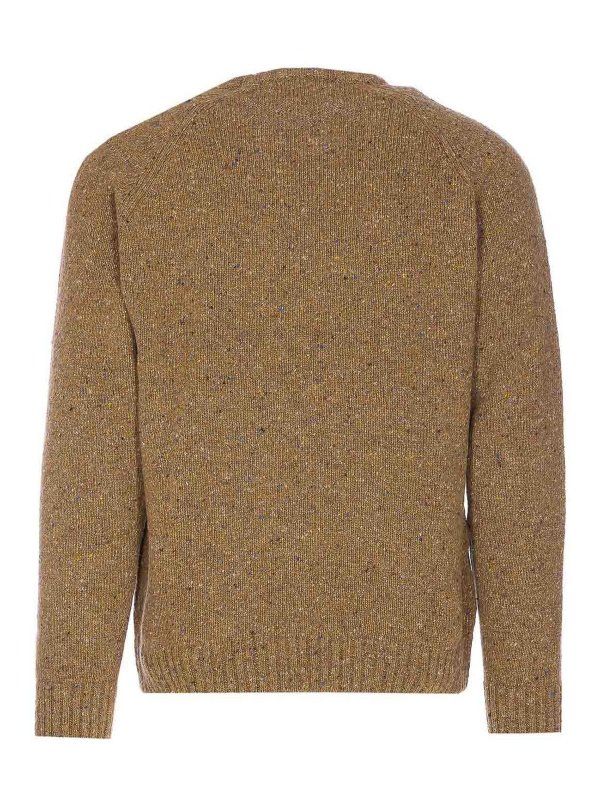 EDMMOND STUDIOS: Strickpullover mit Rundhalsausschnitt online - Rundhalspullover - Braun